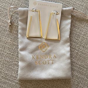 Kendra Scott gold earrings